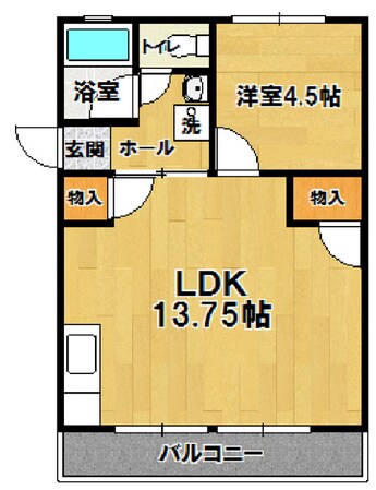 学園ペアシティの物件間取画像